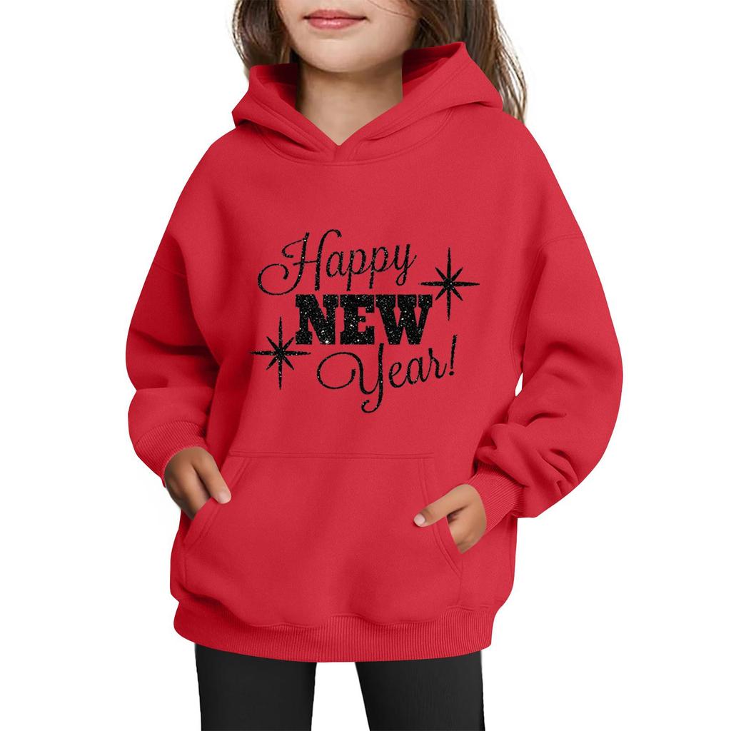 Sweatshirts For Teen Girls Hoodies Long Sleeve Drawstring Pullover Cute Printed Oversized Hoodie Christmas