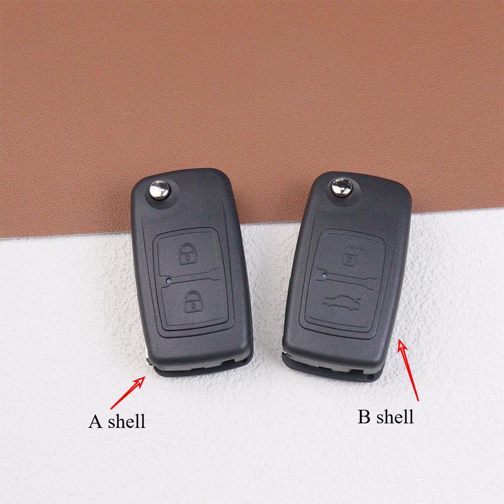 For Chery Tiggo Tengo Fulwin2 Cowin 3 5 Easta Cielo Chance A3 A5 A13 M11 E5 2 Buttons Car Flip Remote Key Fob Shell Case Housing