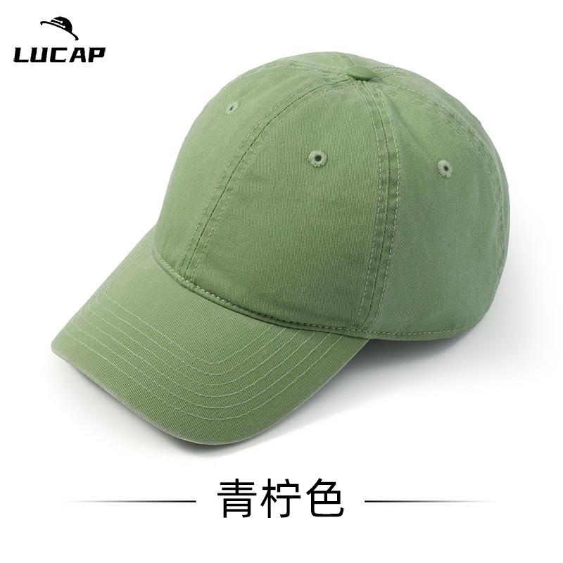 Big head circumference hat men's cap large size spring and autumn baseball cap large brim showing small face, enlarged and deepened baseball cap