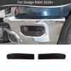 2x Front Fog Light Cover Trim Fog Lamp Bezels For Dodge RAM 1500 2018+ Blackened