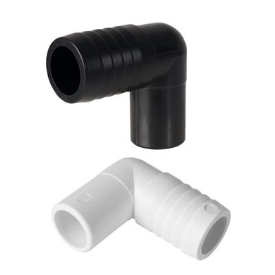 90 Degree Thru-Hull Connector, Fits 1inch Hose Marine Grade Nylon Thru Hull Fitting for 1" Hose  Marine Accessory