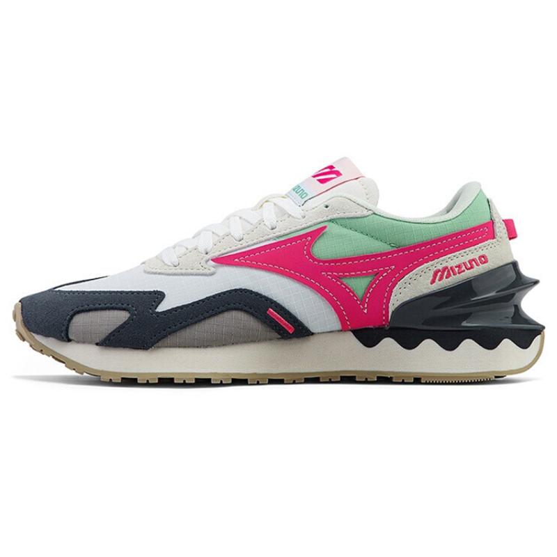 

Mizuno LG 70s Low Top Running Shoes Unisex Gray Blue Red Vintage Sneakers D1GH213004 37