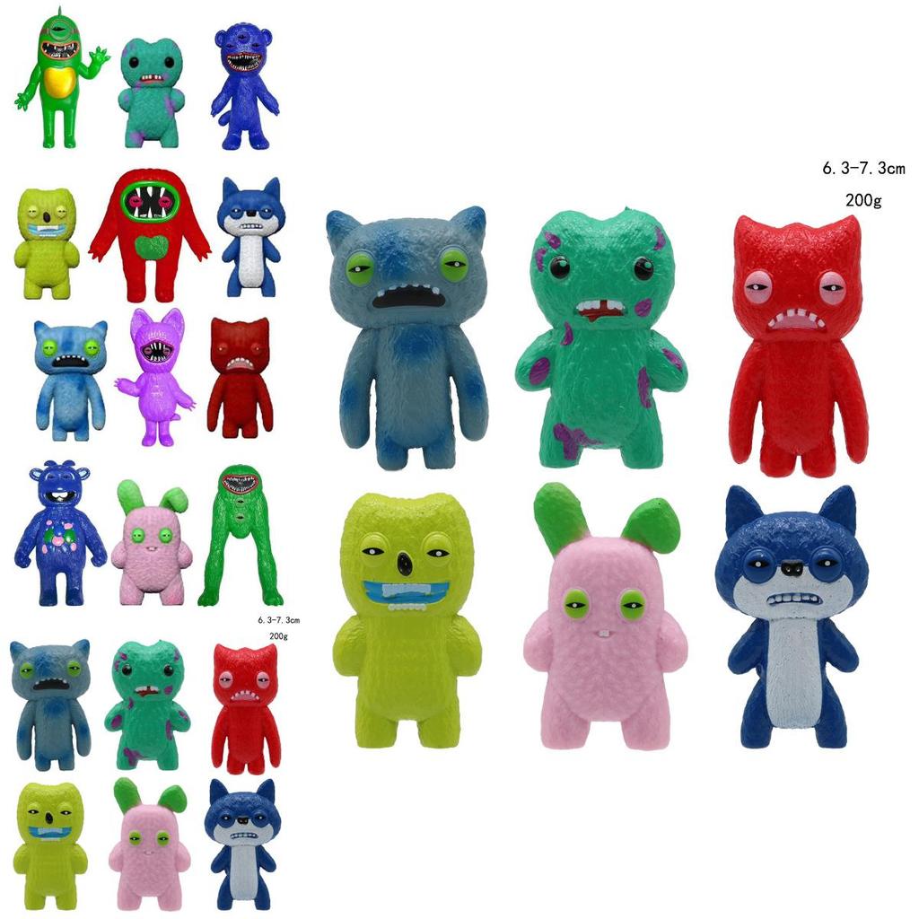 3-inch Pvc Figure For Children's Room Decoration Characters Included)**