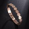 Stainless Steel Jesus Round Amulet Bracelet Catholic San Benito Cross Bracelet Religious Fashion Jewelry for Men and Women