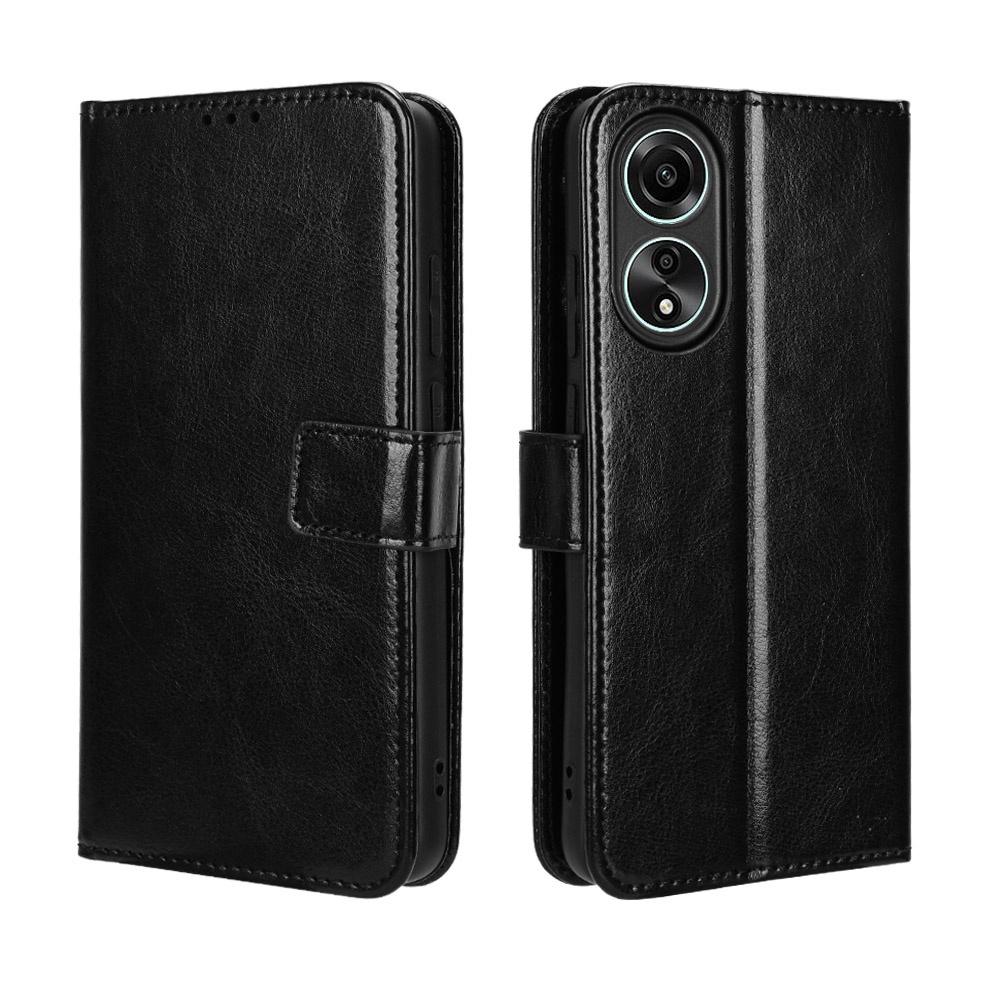 Für OPPO A38 4G Gehäuse PU Leder Brieftasche OPPO A38 4G OPPOA38 Fall Ständer Halter Flip-Cover