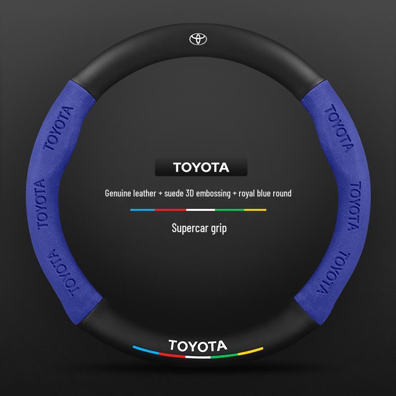 Echtes Leder Carbonfaser Wildleder Lenkradbezug für Toyota Avalon (Modelle 2021-2026) - Ultradünnes Design