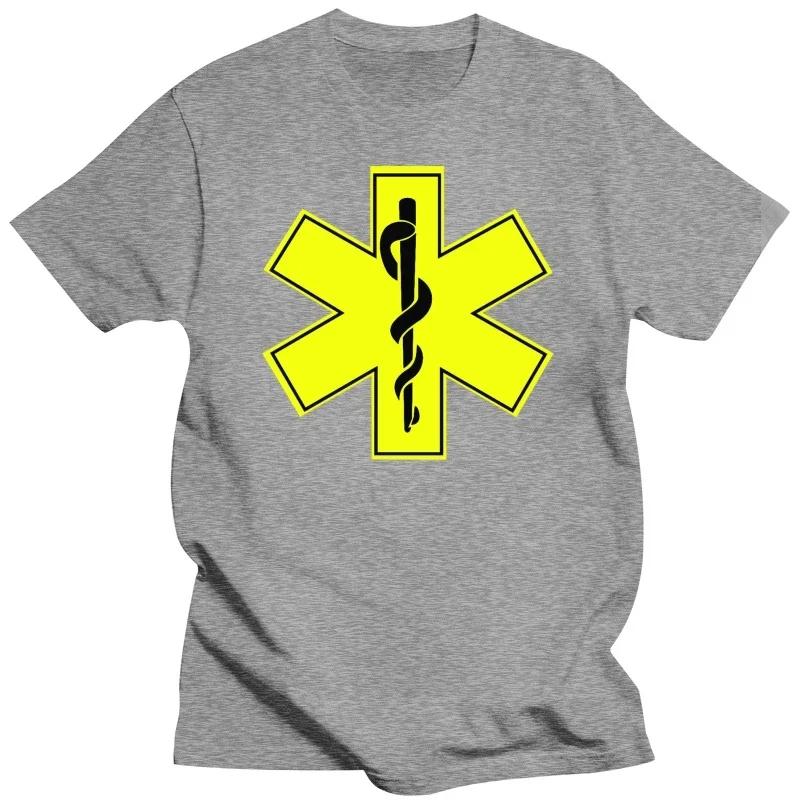 Men T Shirt Ambulance Technician EMT S Brand New Pure T Shirt Hip Hop Round Neck T Shirt Clothes Women Sweatshirt XXL серый