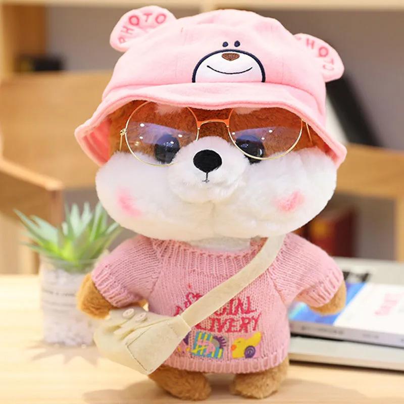 Net Red Shiba Inu Doll Husky Plush Comfortable Toy Puppy Doll Pillow Cute Ragdoll Girl Birthday Gift