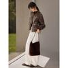XWI Chenille Textured Jacquard Baseball Jacket for Women