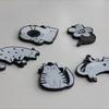 Creative Silicone Casting Molds Cats Shape Necklace Molds Suitable for Making Animal Necklace and Earrings Pendant