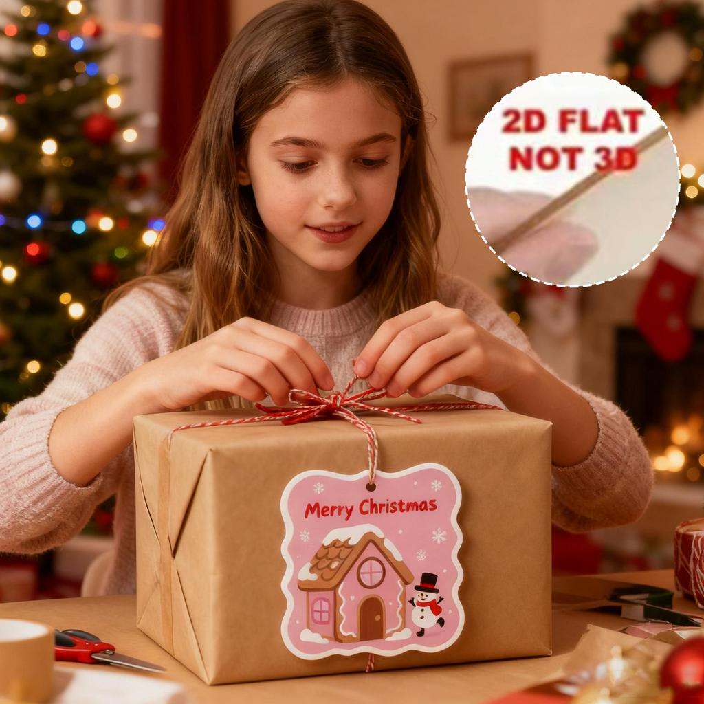 Christmas Labels 30 Pieces Wrapping Labels Wood Christmas Tags With String And Holes For Holiday Crafting Birthday Halloween