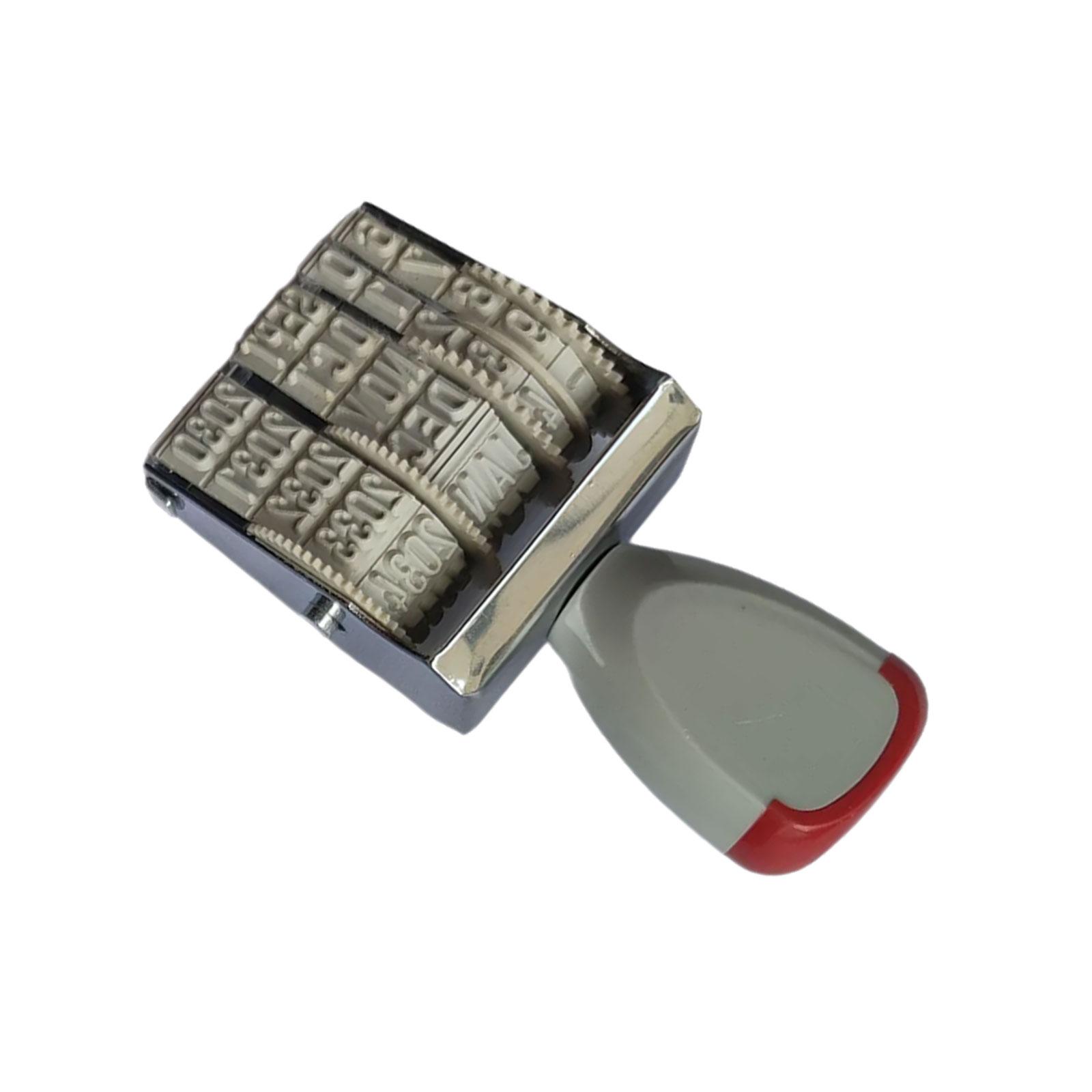 

Английский/Испанский/Французский Датер Пластиковый Нумератор Регулируемые Цифры Нумератор Самонаборный Датер для Офиса French