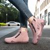 Women's High-top Casual Sneakers Handmade Leather Shoes Ankle Boots Spring & Autumn