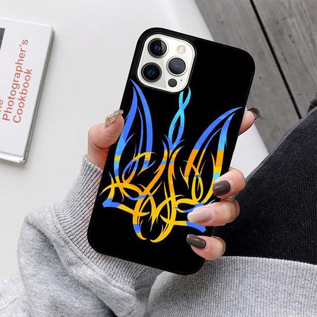 

U-krainian Flag Phone Case For iPhone 17 Air 16 15 14 13 12 11 Pro Max Plus Max Cover Shell coque iPhone 11pro max