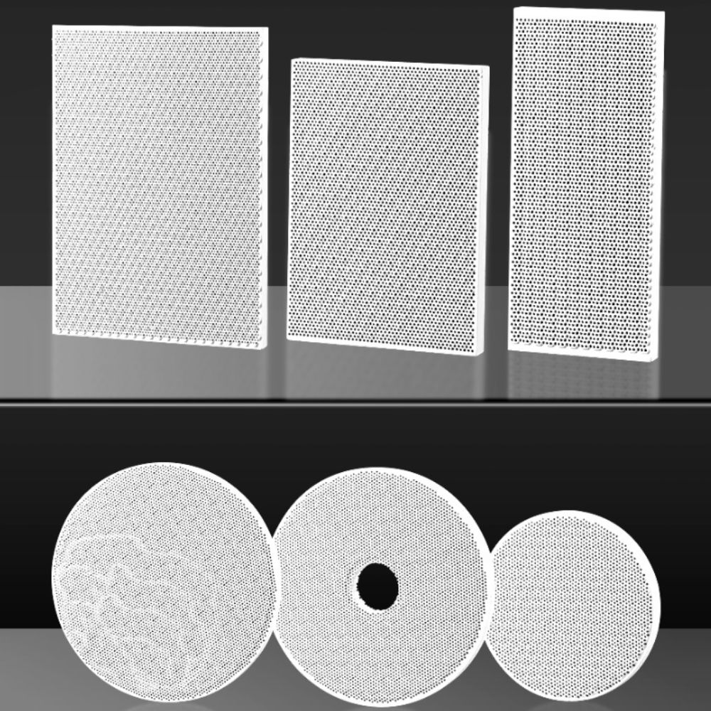 Filtro Umidificatore Ceramica a Nido d'Ape Quadrato Ceramica Ago Speciale Filtro di Ricambio Piastra di Saldatura Ceramica Rotonda
