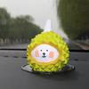 Eye-catching Auto Dashboard Ornament Cute Durian Bear Car Ornaments Resin Lovely Pendant Decoration For Car Home