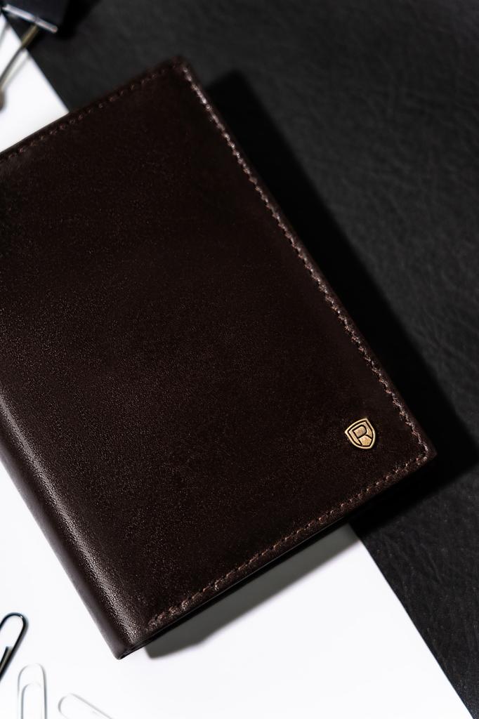 Men's Leather Wallet D1072-RVT-2237 D.Brown