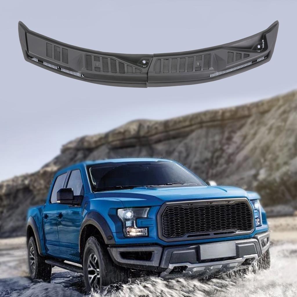 Windshield Wiper Cowl Cover for 2015-2020 Ford F-150, Durable Plastic Trim Replacement, Easy Installation, Weather Resistant