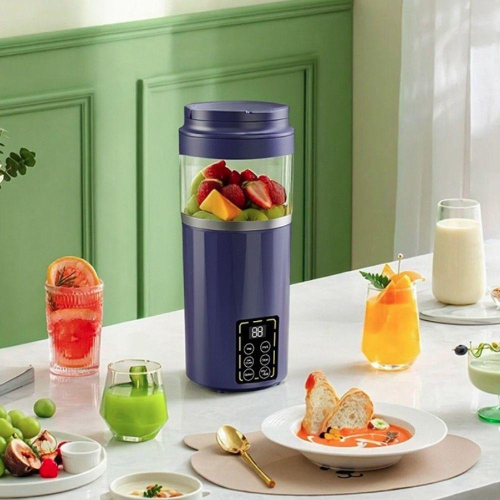 Wireless Electric Fruit Juicer USB Charging Fruit Blender Cup Milkshake Maker Ice Cube Crushing
