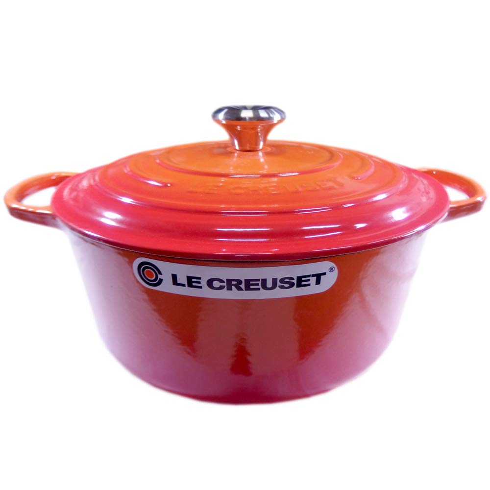 

Le Creuset Pot Signature Cocotte Rotonda 28cm 280mm Enamel Pot Stylish 24147261001 Orange Cocotte Rotonda Evo Arancio Kitchenware [Le Creuset] помаранчевий