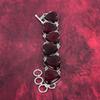 Roter Blitz Labradorit Edelstein Armband, 925 Massiver Sterling Silber Schmuck, Wunderschönes Schmuckarmband Mit Verstellbarer Kette Schmuck Für Sie