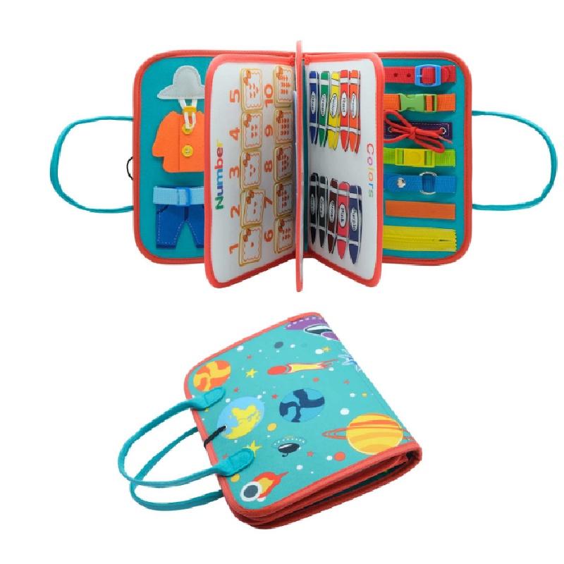 Educational Children's Toy Learning Board With 20 Different Play Possibilities