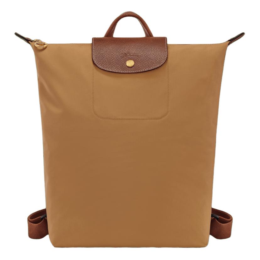 

Longchamp Le Pliage Original Textured Logo Adjustable Wide Shoulder Strap Recycled Polyamide Backpack Women Backpack Brown 10284089P86 Basic Set (Bag)
