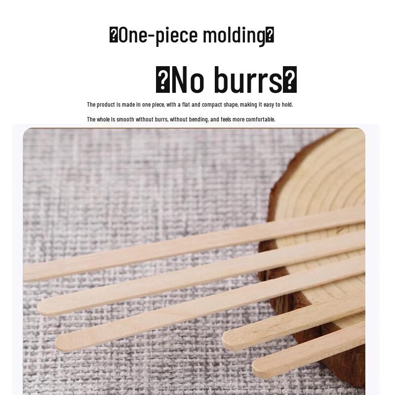 Babi Disposable Wooden Coffee Stirrers