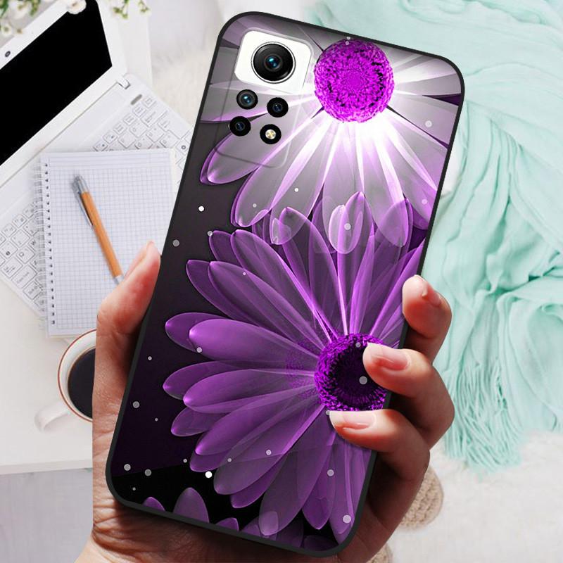Cover For Redmi Note 12 Pro 4G Case Silicone Painted Soft Protective Black Coque For Xiaomi Redmi Note12 Pro 4G NFC Cartoon TPU