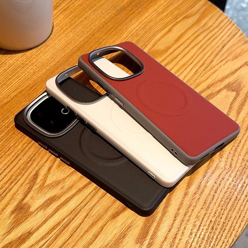 Luxury Splicing Color PU Leather Case for Vivo iQOO Z10 Turbo Pro Z10 Turbo+ Shockproof Soft Silicone Cover