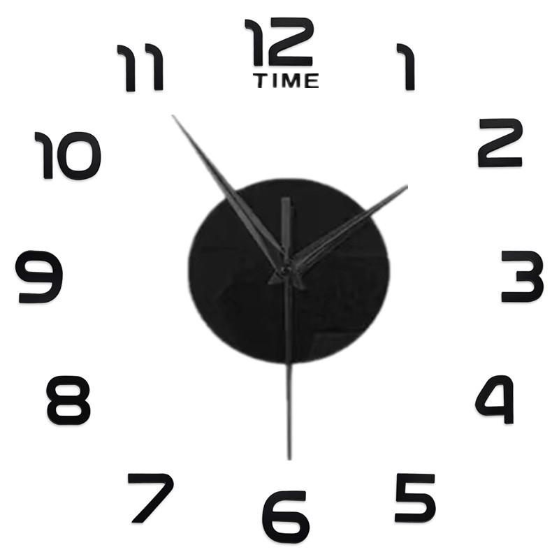 17Inch Home Decorative Living Room Bedroom Office Silent Acrylic Wall Stickers Clock