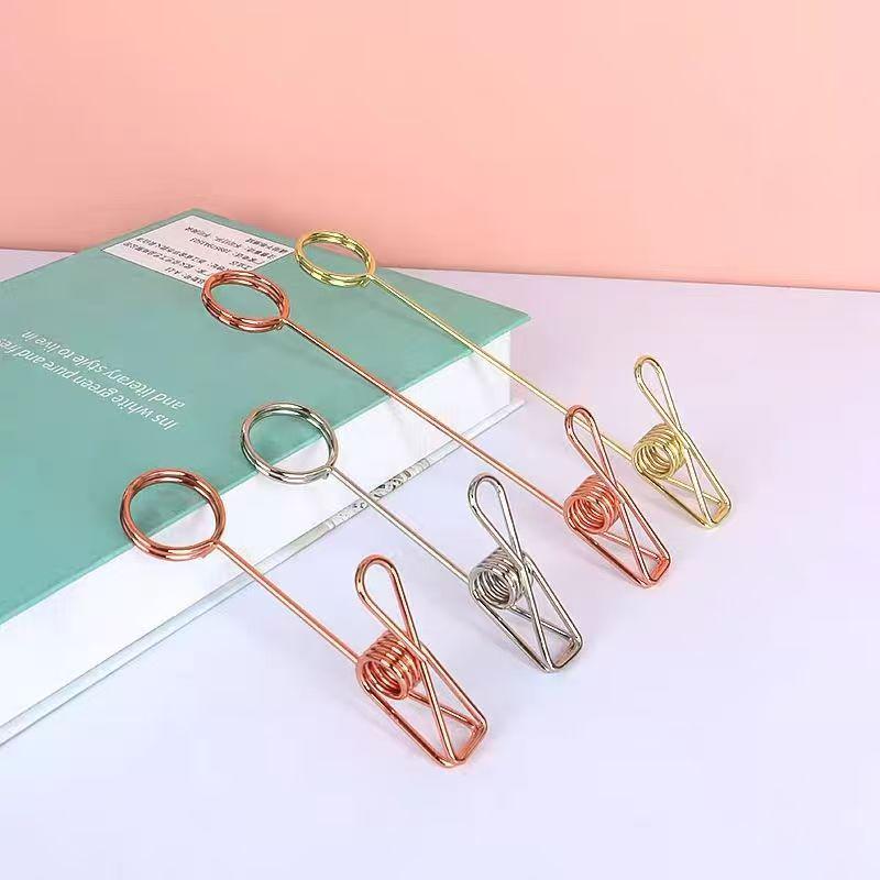Creative Metal Desktop Photo and Memo Holder with Hanging Option