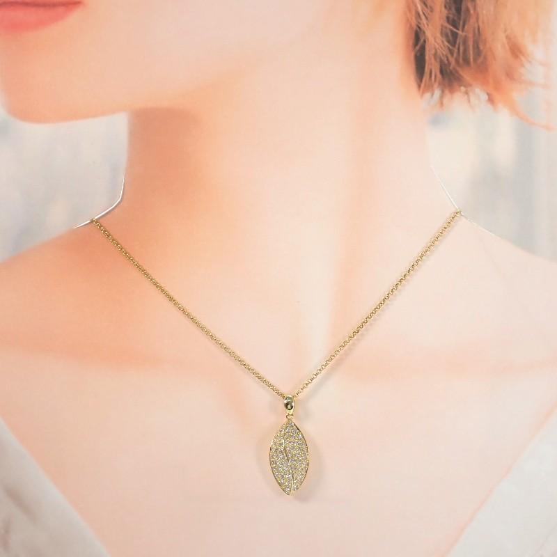 no brand  Necklace K18 yellow gold Women