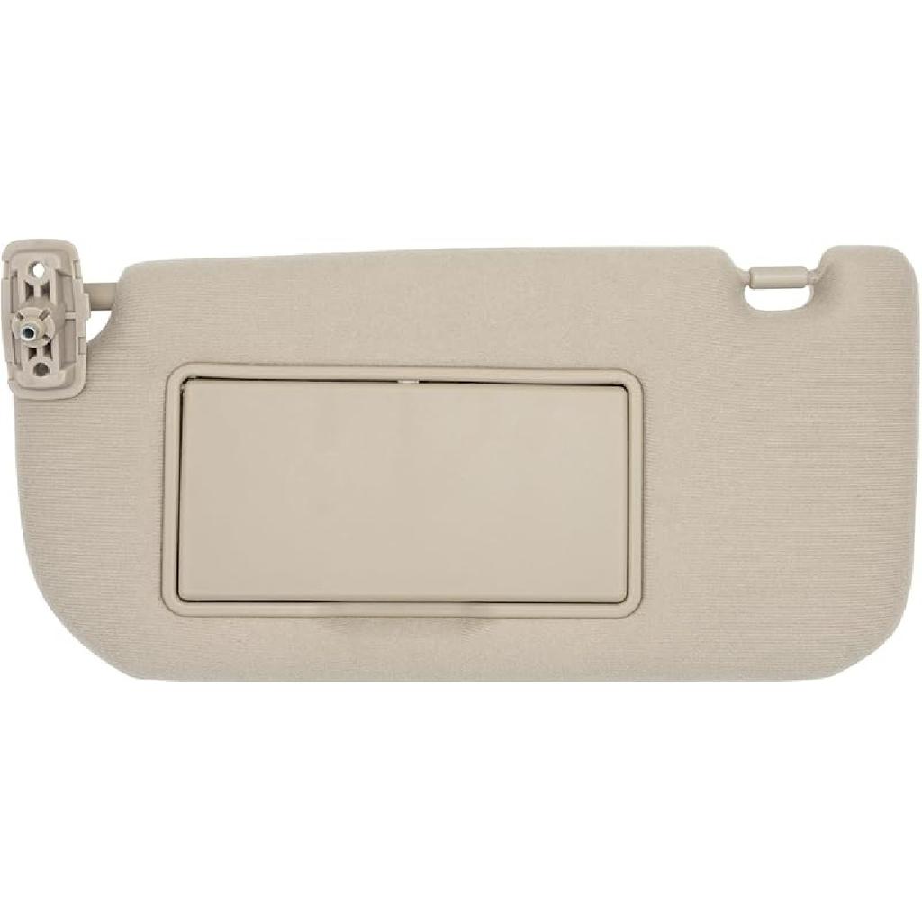 NHILES Driver Left Side Sun Visor Replacement Fits for KIA Sportage 2005-2010 Sunshade Without Light 85202-1F090LX Color Gray