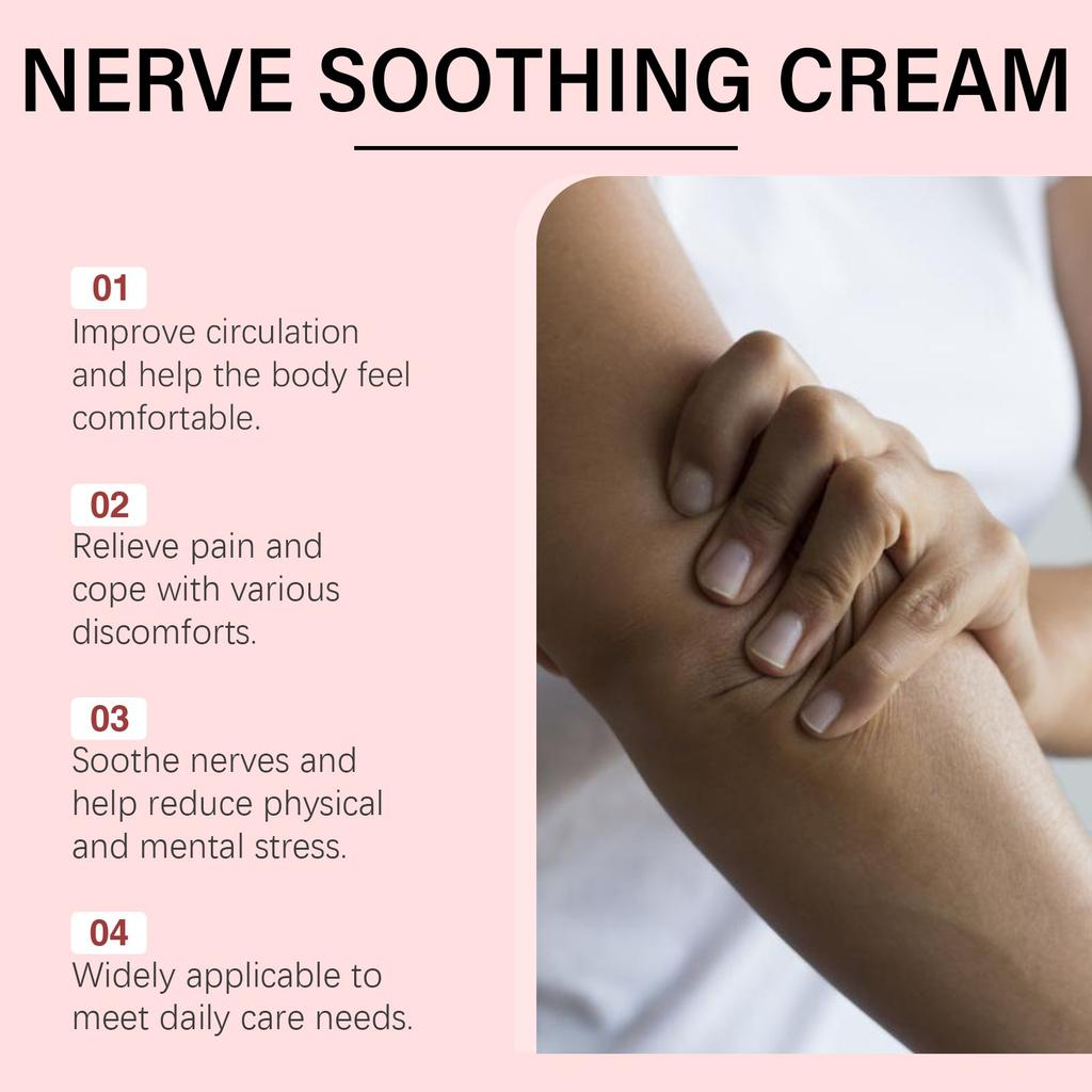 The Nerve Soothing Cream Reduces Pain And Discomfort In Hands And Feet, Promotes Blood Circulation, And Is Suitable For Prolonged Sitting Or Standing