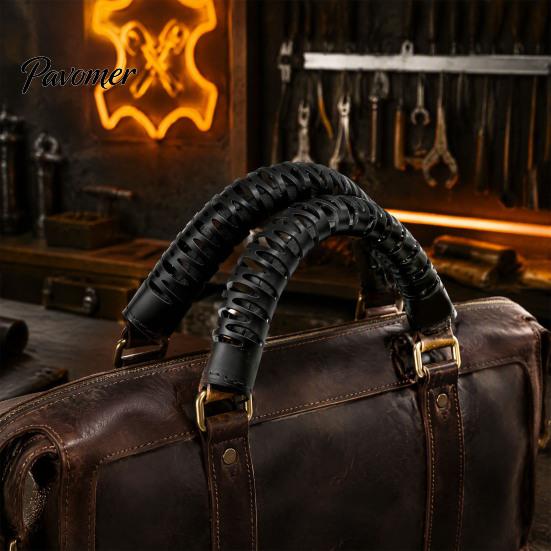 Handtaschengriff-Abdeckung 2 Stück Kunstleder Handtaschen-Abdeckung, Fleckenresistente Handtaschen Schutzhülle Protector Wickelhülle, Universelles Tote Bag Zubehör