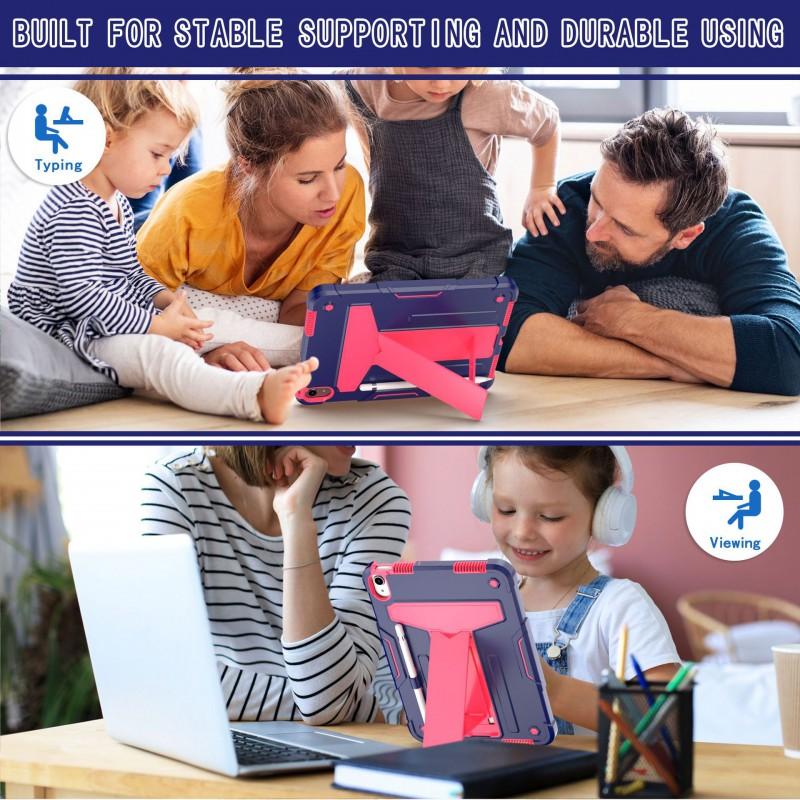 IPad 11th Gen Case With T-Shaped Stand Support Full Coverage Shockproof Silicone Cover 10th 10.9 Inch