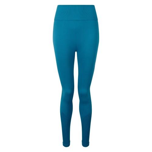 TriDri Women/Ladies Seamless 3D Fit Multi-Sport Sculpt Solid Color Leggings