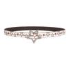 Waist Belt Butterfly Buckle Embossed Chain Costume Belt for Wrap Dress Waist Belt for Suit Skirt Jeans Jewelry