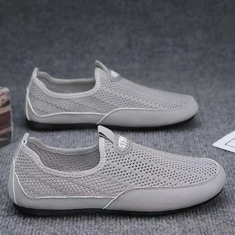 Lichte Heren Flyknit Mesh Sports & Kantoor Casual Schoenen