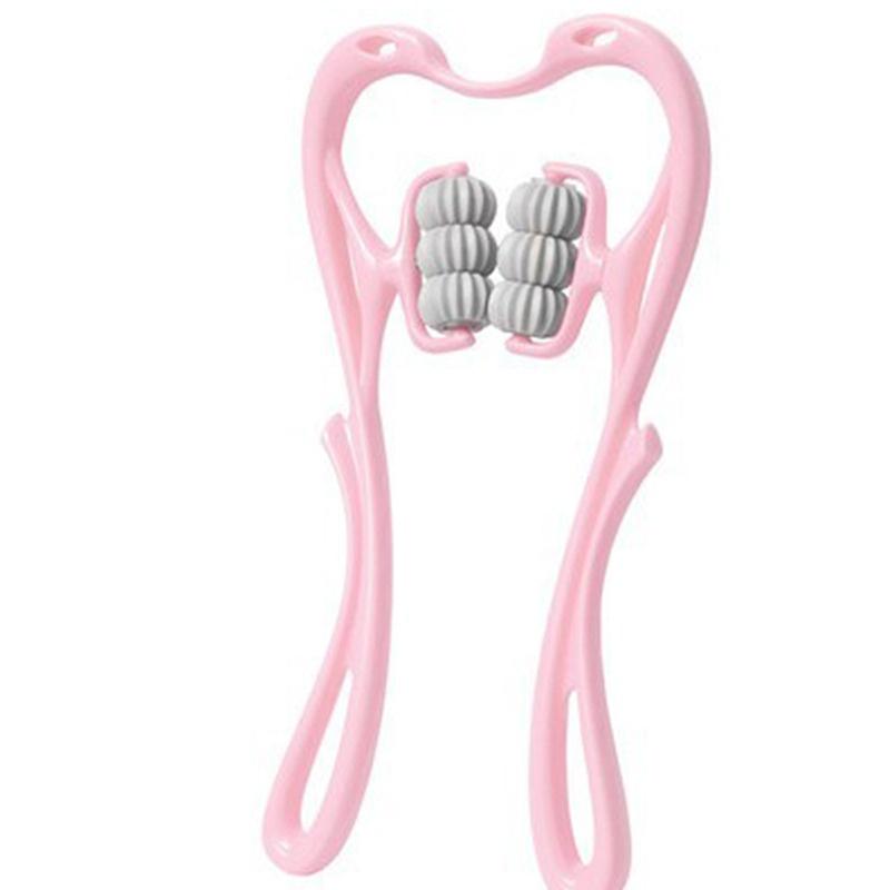 Plastic Point Pressure Therapy 6 Massage Roller Neck Massager For Shoulder Neck