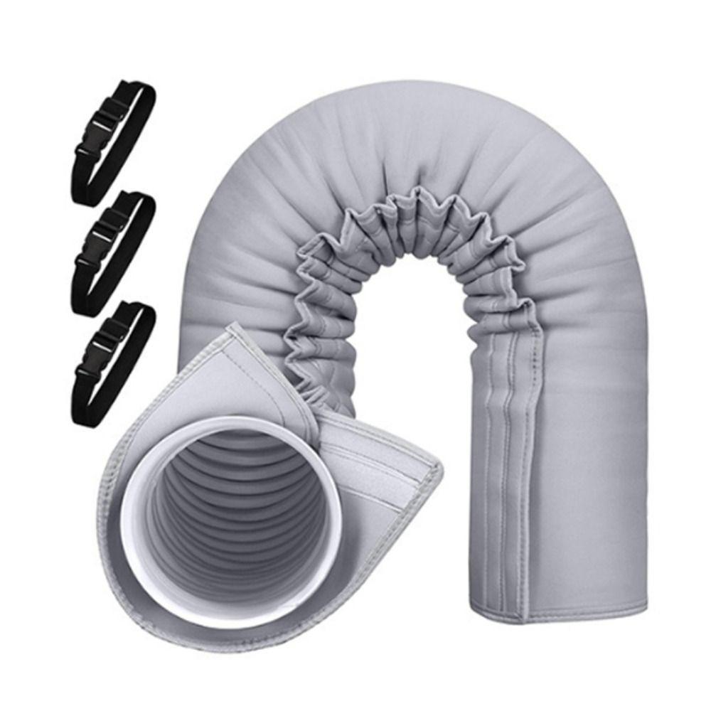 

Waterproof Sleeve Insulated Hoses Duct Cover AC Duct Insulation Wrap Air Conditioner Parts сірий