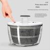Multi Function Salad Spinner Basket With Manual Rotation For Fresh Fruit And Vegetable Washing