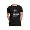 Maglietta da Uomo Babylon 5 - Iconica Stampa "Sono Andato su Z'ha'dum e Non Sono Morto" con Nave Ombra e Logo Babylon 5 - T-shirt Retrò Sci-Fi Vestibilità Regolare -