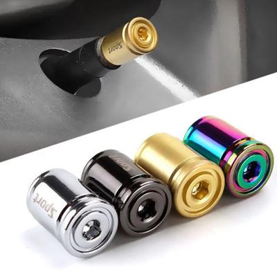 1 Sada Kovových Proti-krádežových Krytiek Ventilov Pneumatík pre Auto Motocykel Bicykel Bezpečnosť Kryty Driekov Ventilov s Imbusovým Kľúčom Diely pre Auto-Styling