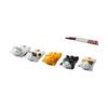 TOUFEIYUAN Cute Decorative Cat Chopstick Rests, Ceramic Cat Chopstick Holders, 5 Pack, Multicolor Ceramic Cat Figurines, Adorable, Stress-Relieving