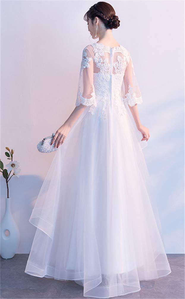 [YUANYUAN] Cute Wedding Dress, Reception Dress, Wedding Ceremony Dress, Princess Line Dress, Princess Style Party Dress, Bride, Wedding Ceremony, Brid