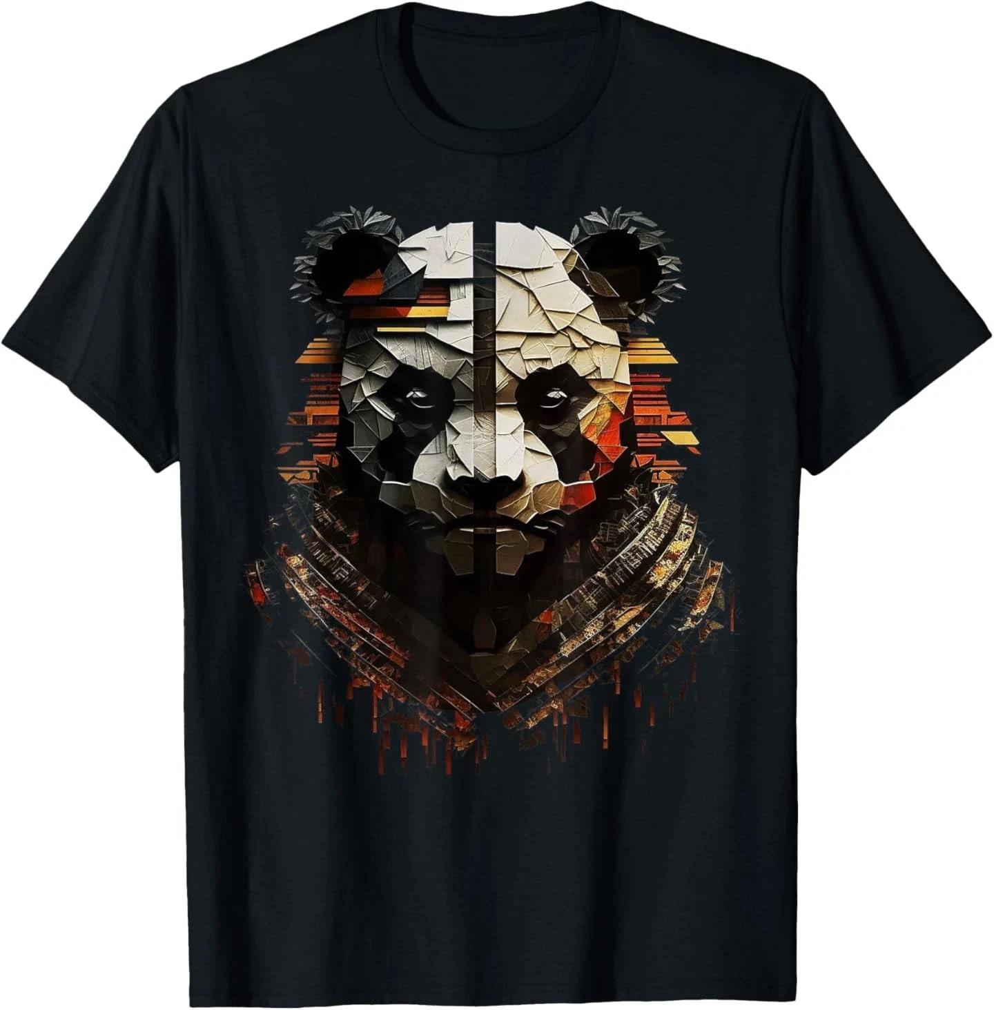 

Panda Fantasy Animal Print Art Animal Lover Panda T-Shirt XL