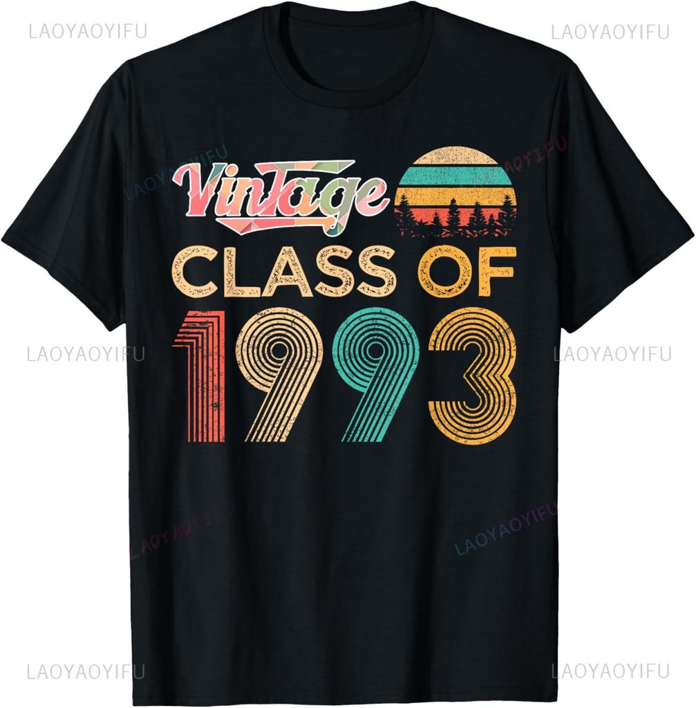 32 Year Old Gifts Vintage 1993 Cassette Tape 32th Birthday TShirt Print on DeUnisexd Streetwear Vintage T Shirt Camiseta Hombre