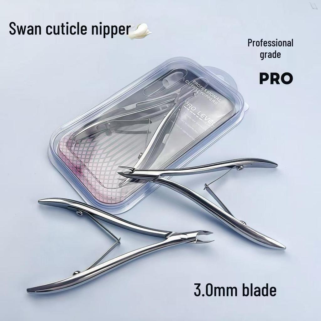 Russian Style Professional Swan Cuticle Nipper - High Quality Nail Clippers & Manicure Tools